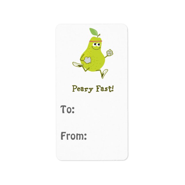 Peary Fast! Label (Front)