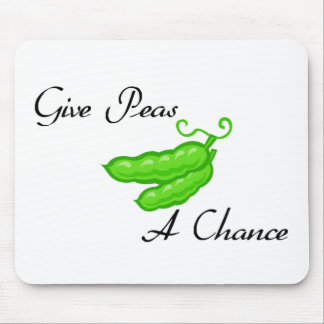 peas a chance mouse pad