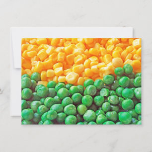 Peas and sweetcorn Card