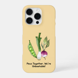 Peas and Veggie Best Friends Pun iPhone 16 Pro Case
