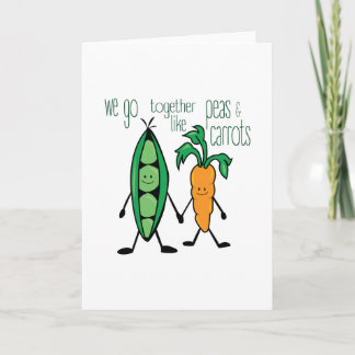 Peas & Carrots Card