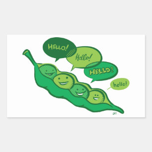 Peas in a Pod (Hello) Sticker