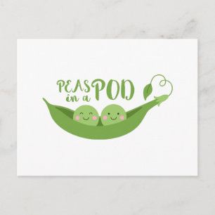 Peas In A Pod Postcard