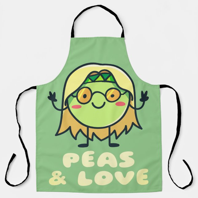 Peas & Love Apron (Front)