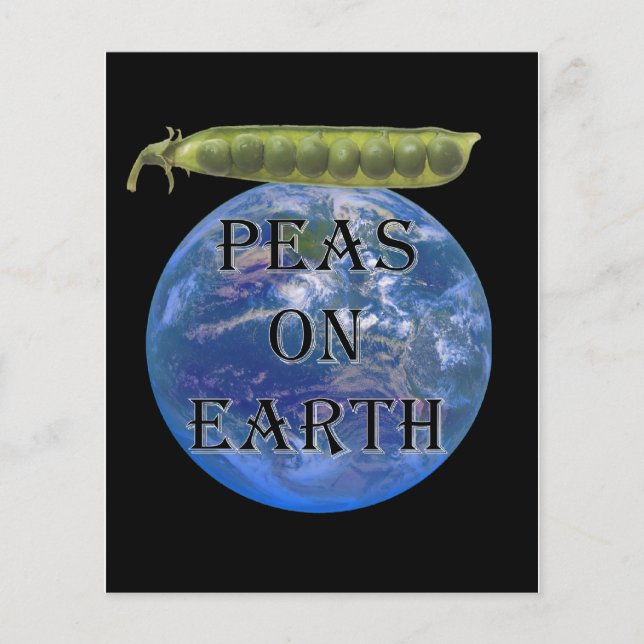 Peas on Earth Flyer (Front)