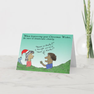 Peas on Earth ver. 2 Holiday Card
