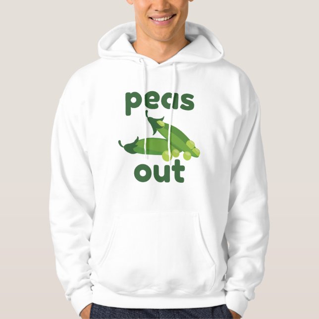 Peas Out Hoodie (Front)