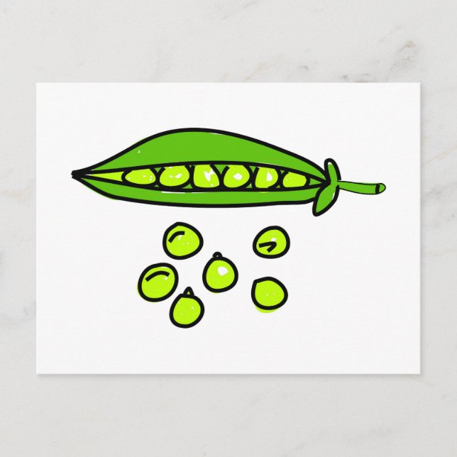peas postcard (Front)