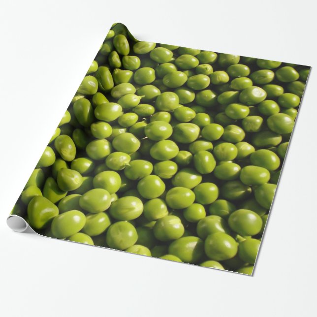 peas wrapping paper (Unrolled)