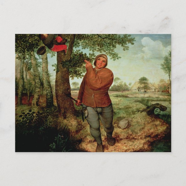 Peasant and Birdnester, 1568 Postcard (Front)