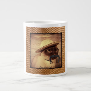 Peasant Cat Large Coffee Mug