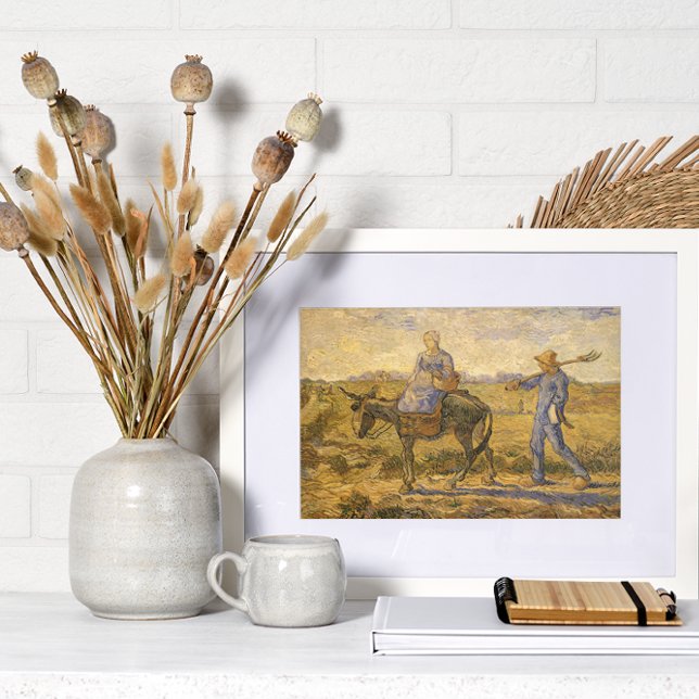 Peasant Couple Going to Work by Vincent van Gogh Poster (Creator Uploaded)