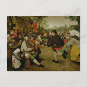 Peasant Dance, 1568 Postcard