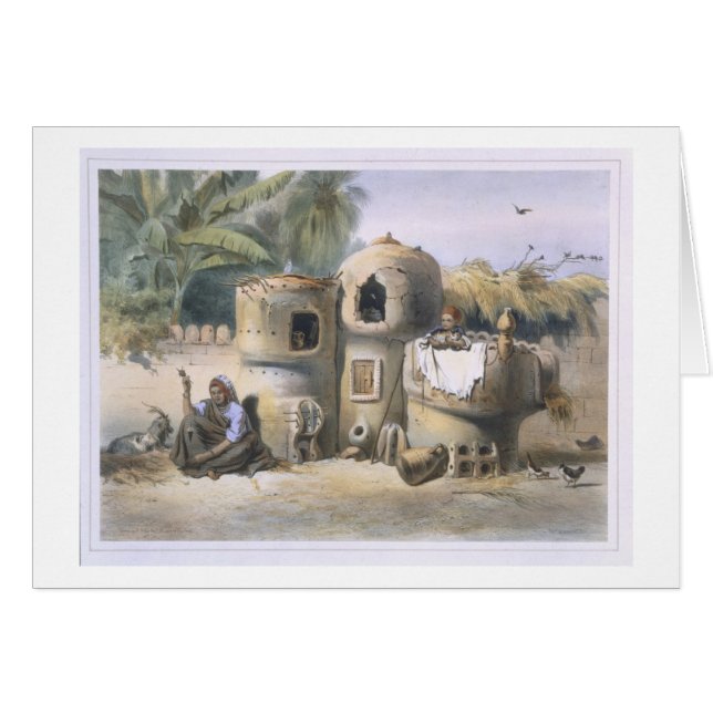 Peasant Dwellings in Upper Egypt, illustration fro (Front Horizontal)