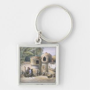 Peasant Dwellings in Upper Egypt, illustration fro Keychain