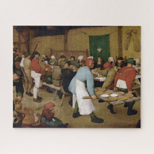 Peasant Wedding by Pieter Bruegel the Elder Jigsaw Puzzle