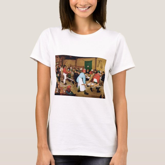 Peasant Wedding, Pieter Bruegel T-Shirt (Front)