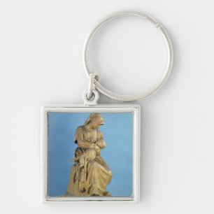 Peasant Woman Feeding her Child Keychain