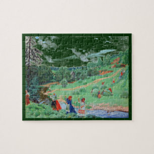 Peasants in a Field Jigsaw Puzzle