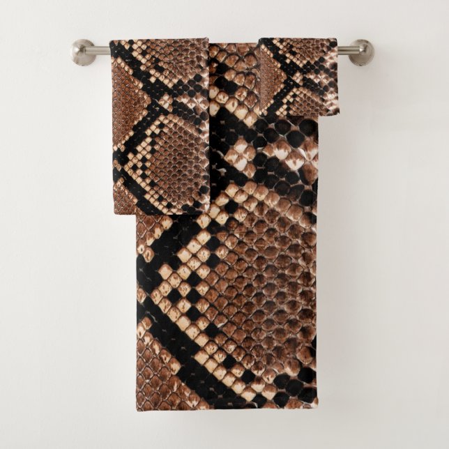 Peau de Crotale Diamondback Occidental (En situation)