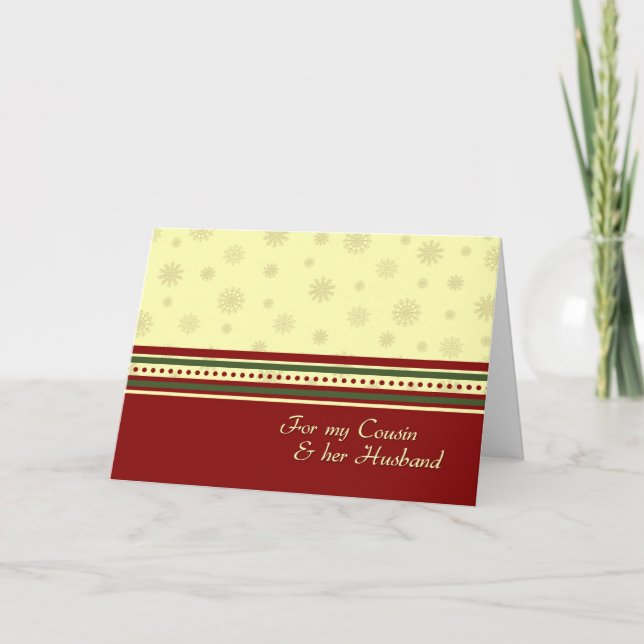 Peau de neige Joyeuse Cousin de Noël et sa carte d (Devant)