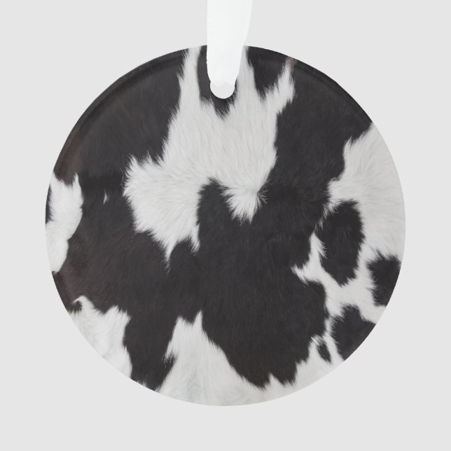 peau de vache noir blanc ornement (devant)
