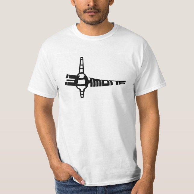 Peb Hmong tshirt the Qeej dark (Front)
