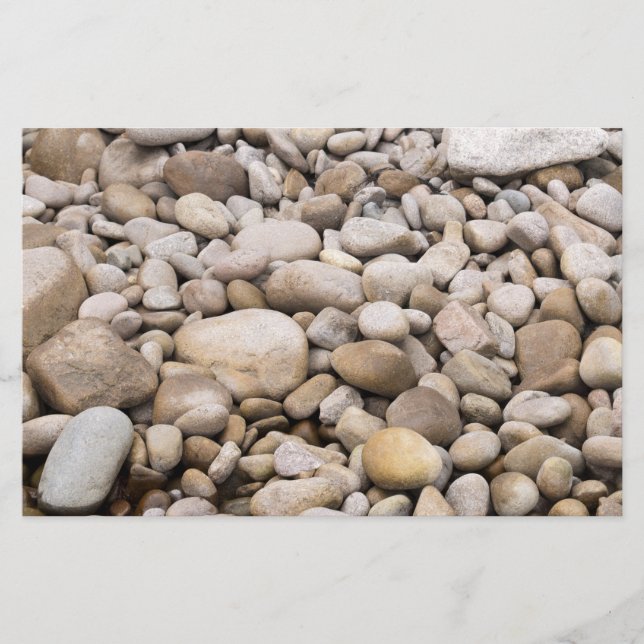Pebble background pattern flyer (Front)