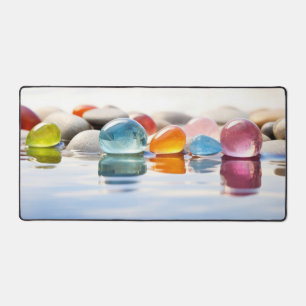 Pebble Colours Tranquil Peaceful Nature Desk Mat