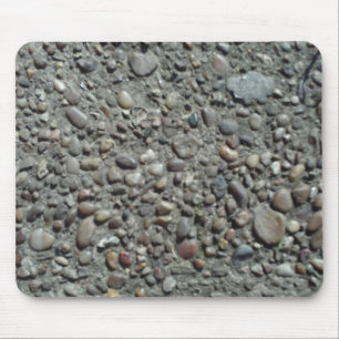 Pebble Embedded Concrete Mousepad
