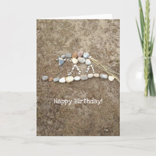 Pebble Horse Card