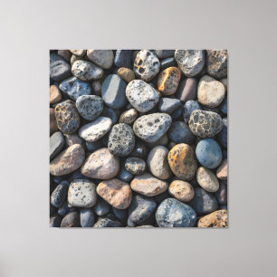 Pebble Mosaic Canvas Print