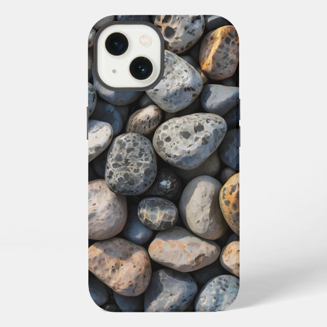 Pebble Mosaic iPhone Case (Back)