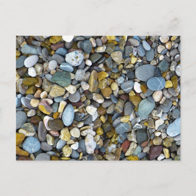 pebble nature beach postcard (Front)