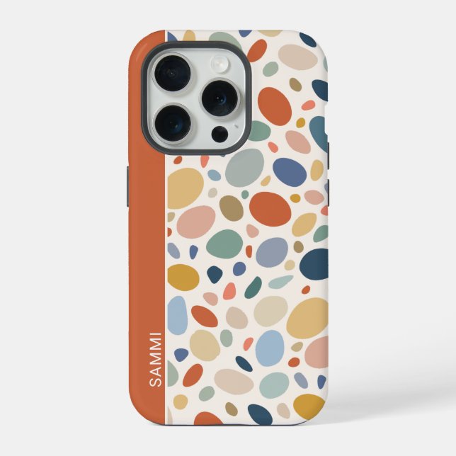 Pebble Palette iPhone Case (Back)