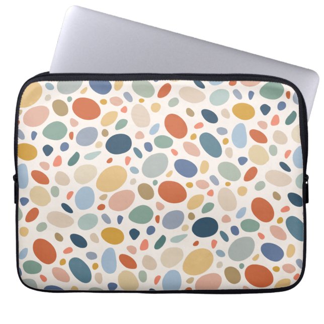 Pebble Palette Laptop Sleeve (Front)