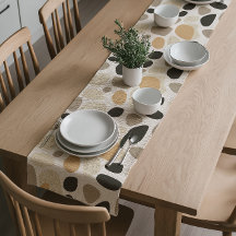 Pebble Path Scandinavian Table Runner