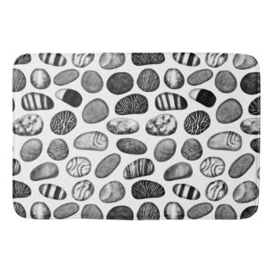 Pebble Pattern Bath Mat