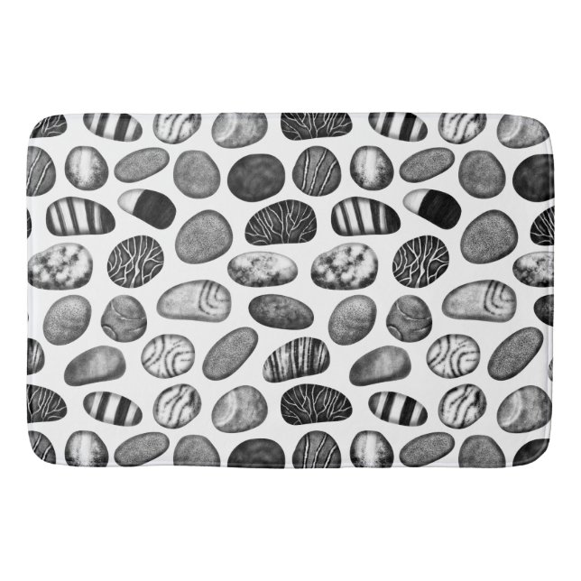 Pebble Pattern Bath Mat (Front)