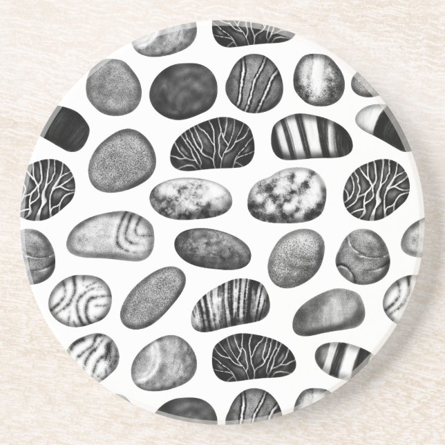 Pebble Pattern Coaster (Front)