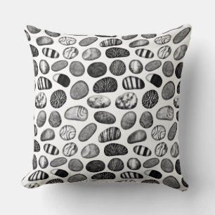 Pebble Pattern Throw Pillow