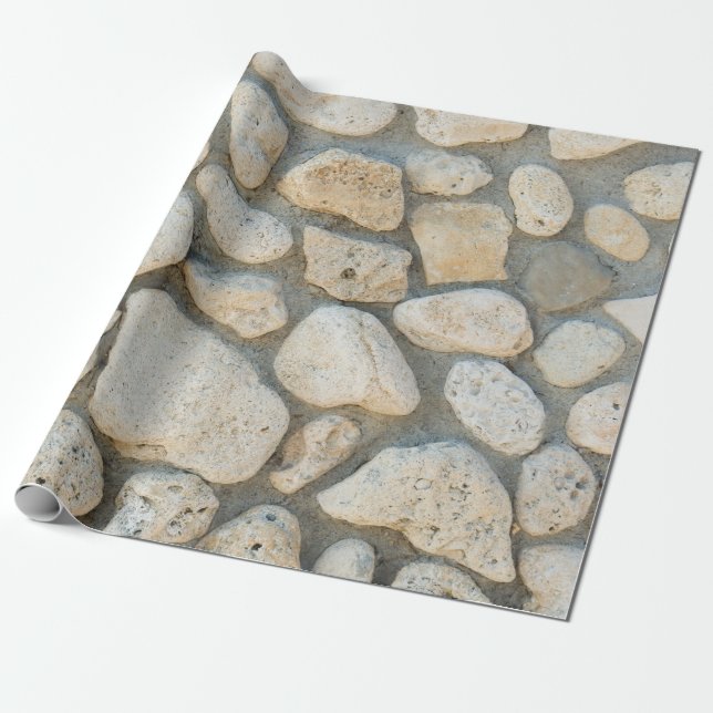 Pebble pattern wrapping paper (Unrolled)
