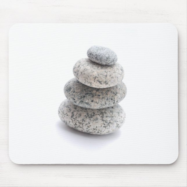 pebble sculpture mouse pad (Front)
