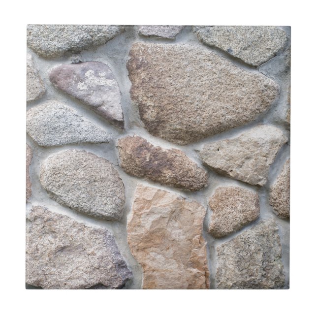 Pebble stone wall background tile (Front)