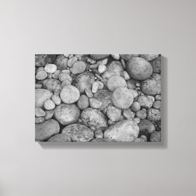 Pebble stones canvas print for home decoration (Front)