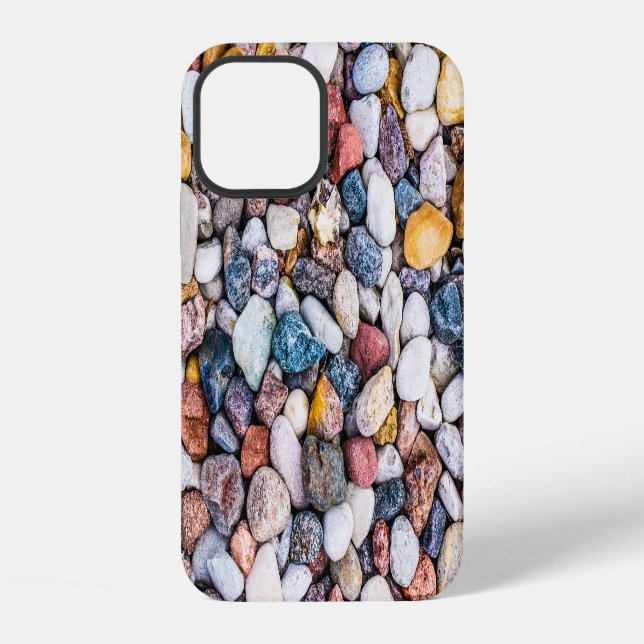 Pebble Texture: Landscape Architecture Concept iPhone Case (Back)