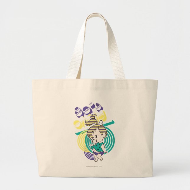 PEBBLES™ 80's Child Large Tote Bag (Front)