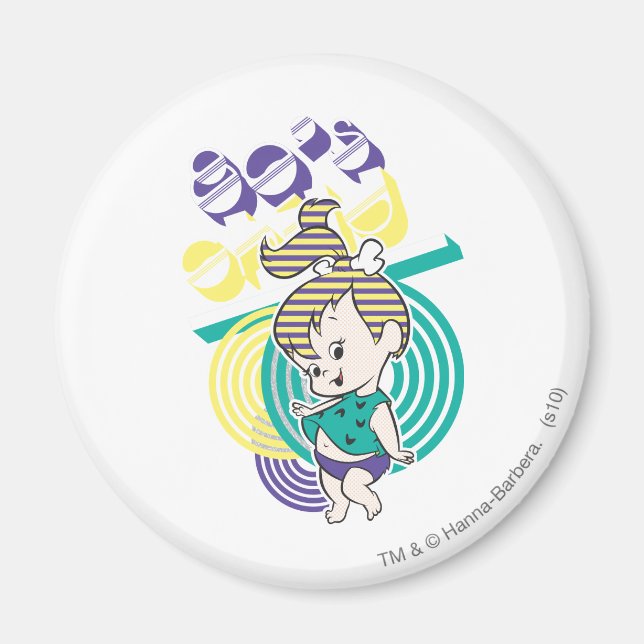 PEBBLES™ 80's Child Magnet (Front)