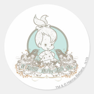 Pebbles A Little Birdy Told Me Classic Round Sticker