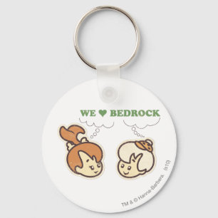 PEBBLES™ and Bam Bam Love Bedrock Keychain